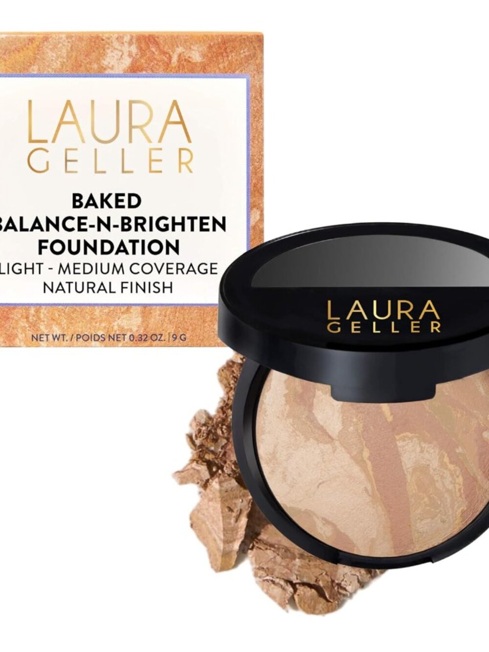 Award-Winning Baked Balance-n-Brighten Color Correcting Powder Foundation – Hand